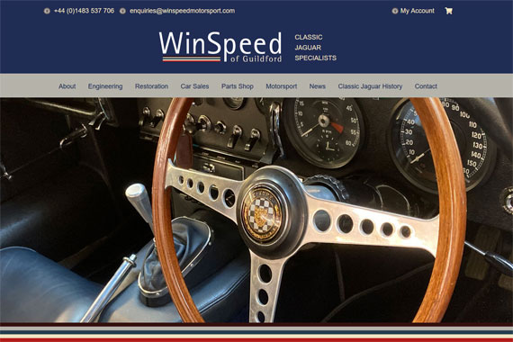 WordPress website for classic cars